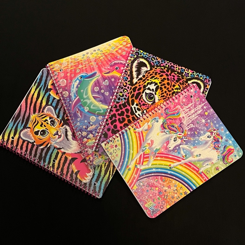 Lot of 4 Lisa Frank notebooks